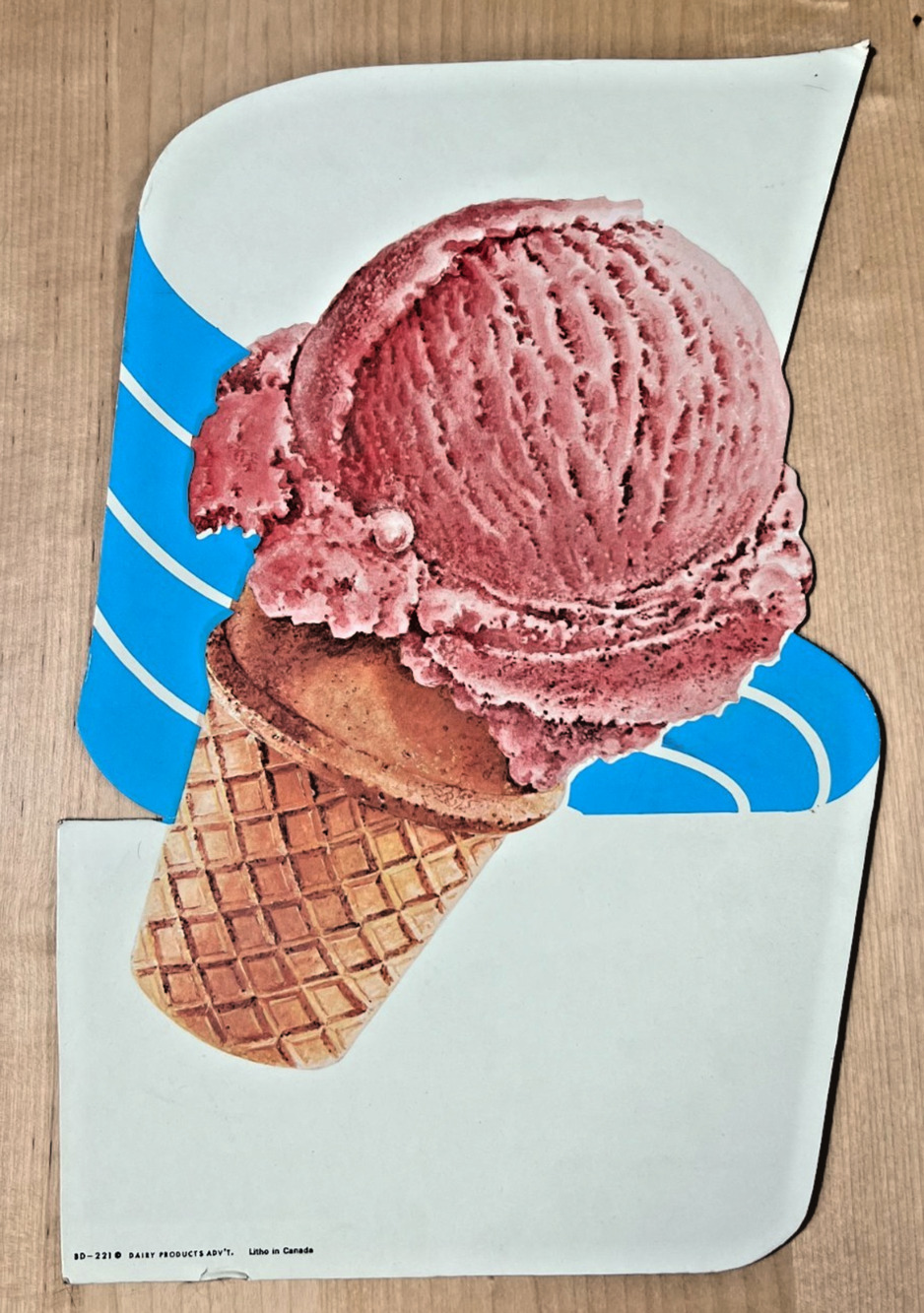 Rare 11" × 16.5" Dairy Products Advertising Weston-Ontario Superior Ice Cream